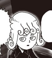 Tatsumaki telling Sweet Mask what she thinks