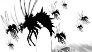 Swarm of large, spiky wasp-like beings (Chapter 31)