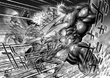 Darkshine tanks Garou's barrage of attacks