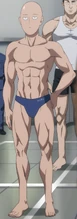 Saitama's true physique (anime)