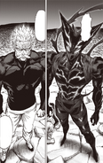 Garou facing his former master again.