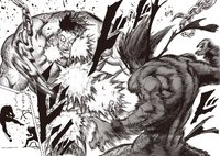 Garou pummels Puri-Puri