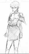 Genos as a woman, named Genoko