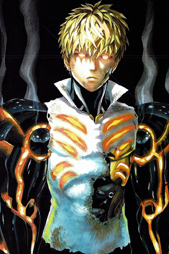 Wallpaper Anime, Saitama, Genos, One Punch Man, Heat, Background