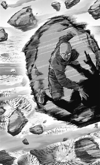 Saitama esquiva a Tatsumaki