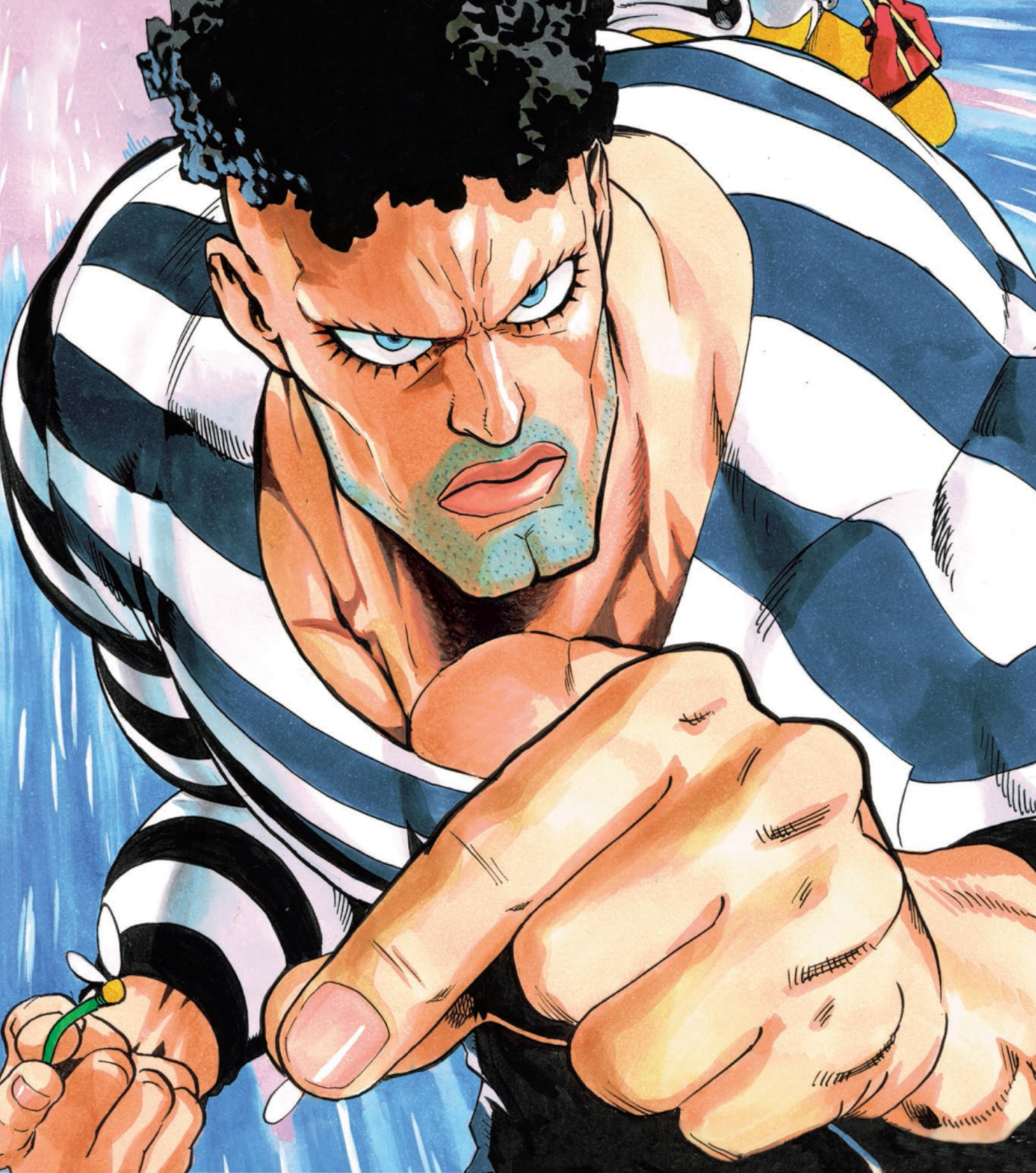 knuckle (hunter x hunter) vs puri puri prisoner (one punch man