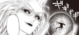 Psykos tenant Tatsumaki dans le creux de ses mains