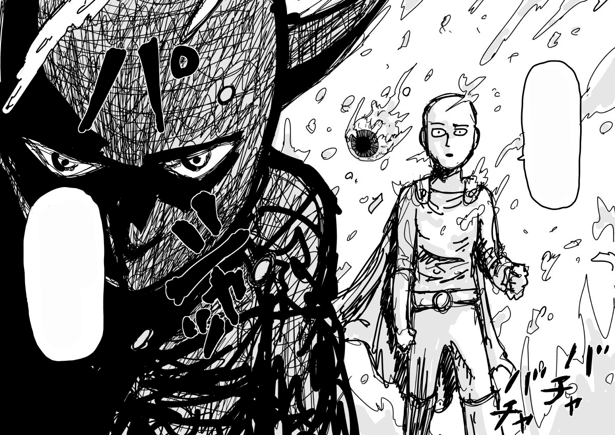 Saitama VS Garou - One Punch Man temporada 3 (Parte 19) Mangá 161