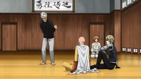 Saitama and Genos visit Bang's dojo