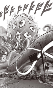 Flashy Flash cuts all of Hundred-Eyes Octopus' eyes