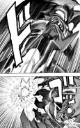 Saitama punches Garou away