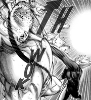 Garou defeats Heavy Tank Loincloth