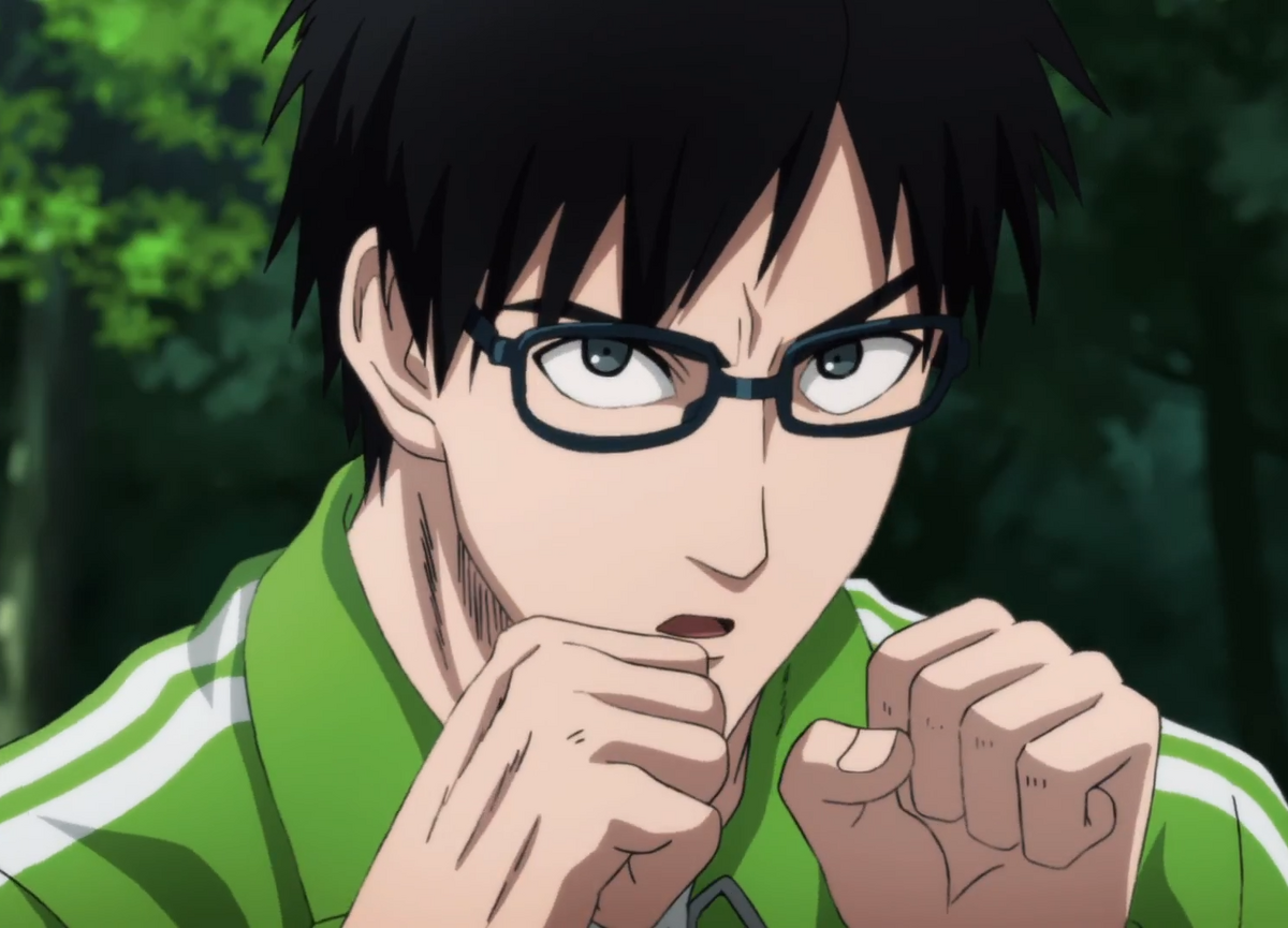 anime boy with glasses cute  online puzzle