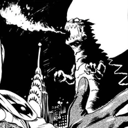 Giant reptile monster (Chapter 3 cover)
