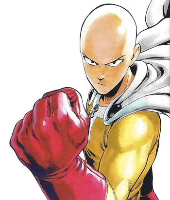 Saitama punch from 167 colored by me. (Spoiler) : r/OnePunchMan