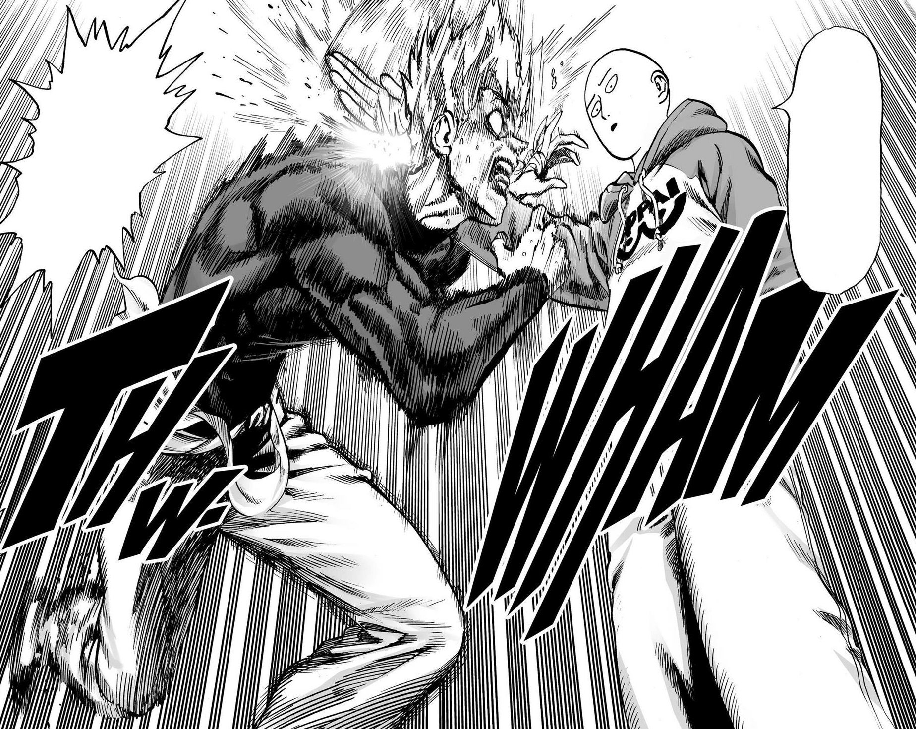 people on the main sub think that saitama no diffed cosmic garou lmao  (those guys can't see straight) : r/OPMFolk