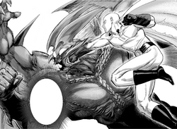 Colored Naked Saitama vs Cosmic Garou (chap 168)  One punch man manga, One  punch man anime, One punch man