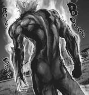 Garou evolves after his fight against Royal Ripper and Bug God