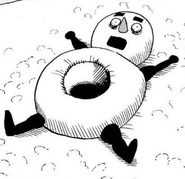 Snowman killed by Saitama ("200 Yen")