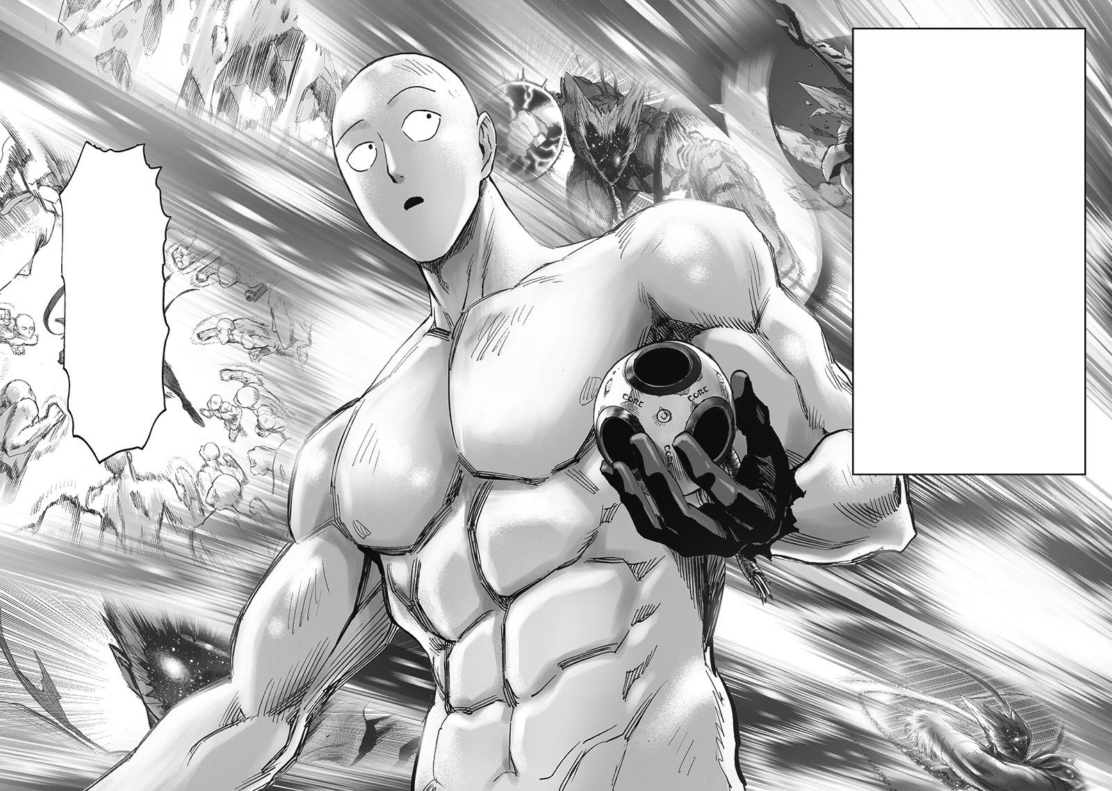 Cosmic Garou serious Saitama mode vs Saitama  One punch man manga, One  punch man, One punch man anime