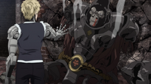 Genos defeats Armored Gorilla