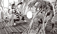 Several monsters being absorbed by Orochi