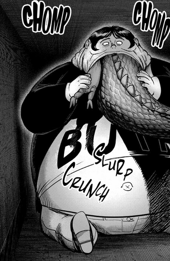Pig God Vs The Great Food Tub One Punch Man Wiki Fandom Pig god vs another big eater and the samurai trio, who are not that strong to begin with, against a dragon threat? pig god vs the great food tub one
