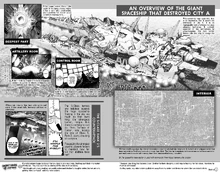 The ship's data from the One-Punch Man: Hero Encyclopedia