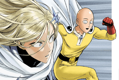One Punch Man volume 28 cover features Blast in all his colored glory