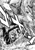 Carnage Kabuto knocks down Genos