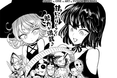 God from the Future! One Punch Man  God from the Future! One Punch Man  Manga chapter 176 The psychic battle blasts off between Fubuki, Tatsumaki,  and the Tsukuyomi. Saitama falls in