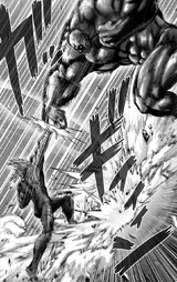 Garou blocks Superalloy Bazooka