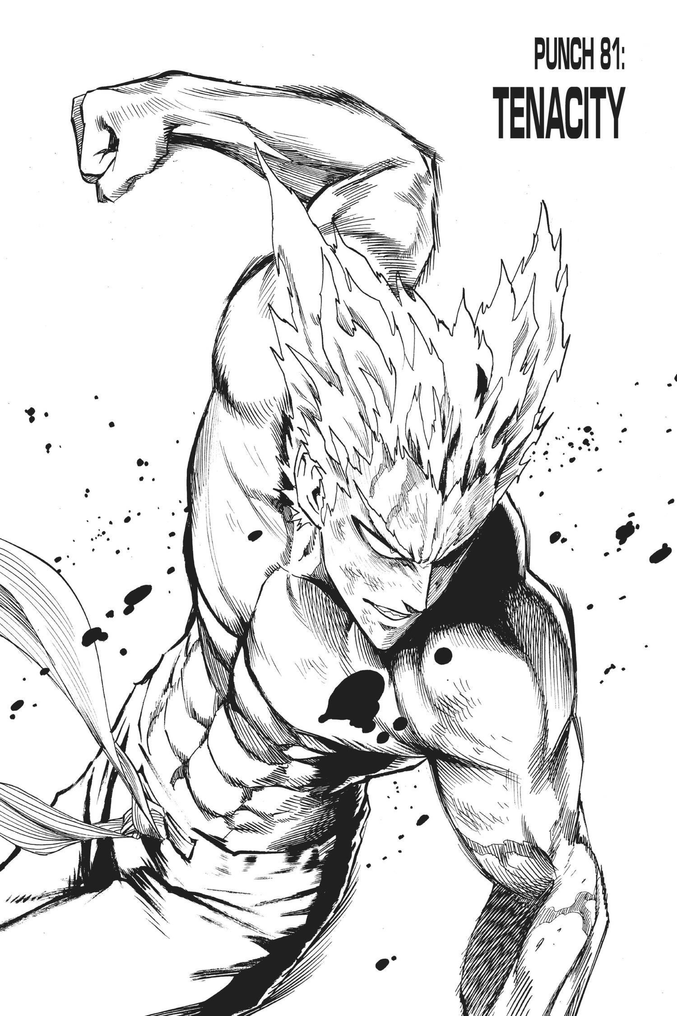 Garou, one punch man, art, manga, anime, monster, HD phone