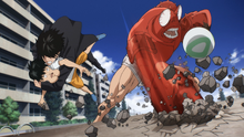 Saitama vs Crablante