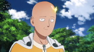 Saitama feels better after blowing off some steam