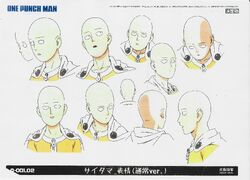 One Punch Man season 2 character sheet of Suiryu (voiced by Masaya