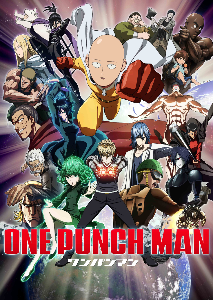 one punch man: primera y segunda temporadas estan disponibles en  crunchyroll, one, Wanpanman anime y manga español online, Animes