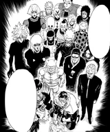 The Heavenly Ninja Party appearing at Sonic's hideout.