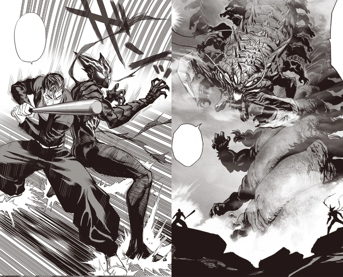 Garou y Metal Bat vs. Ciempiés Ermitaño One PunchMan Wiki Fandom