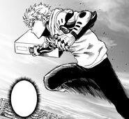 Genos heading to deal with the meteor