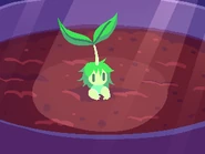 Maize's kernel of corn growing in the Return the Sun/Solstice ending