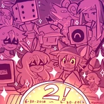 Promotional image to celebrate the 2-year anniversary of OneShot