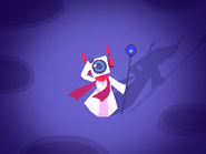 Prophetbot looking at the restored Sun.