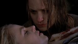 Katie and Quinn following the fight