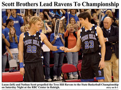 One Tree Hill Ravens Basketball Jersey Brother Movie 3 Lucas Scott