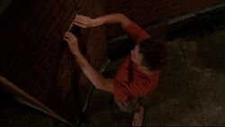 Lucas takes his and Haley's predictions out of the wall