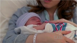 Lydia Scott the day of her birth ("")