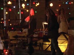 Haley on the original roof