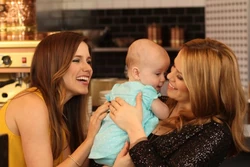 Lydia with  and her mother best friend .