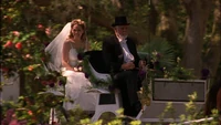 Haley arrives at the wedding